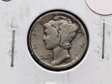 1931-S Mercury Dime