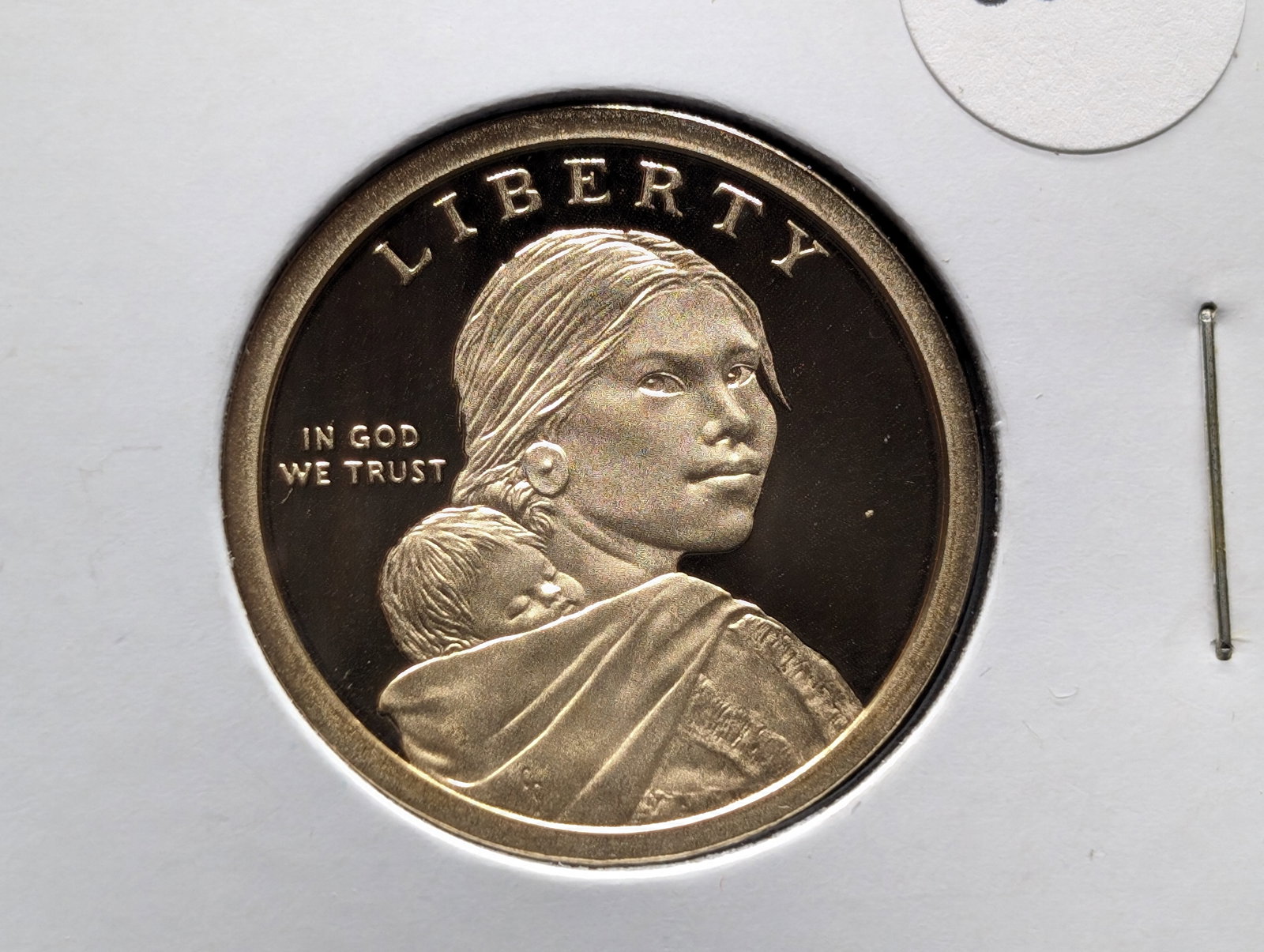 2017-S Proof Sacagawea Dollar Sequoyah Reverse: 2017-S Proof Sacagawea Dollar Sequoyah Reverse