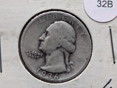 1936  Washington Quarter