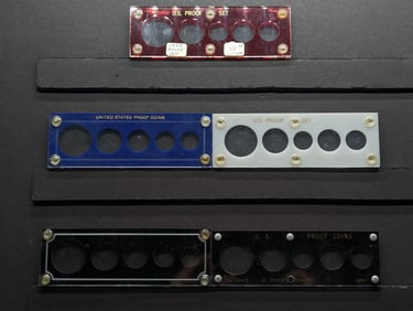 (5) Capital Plastic Coin Holders