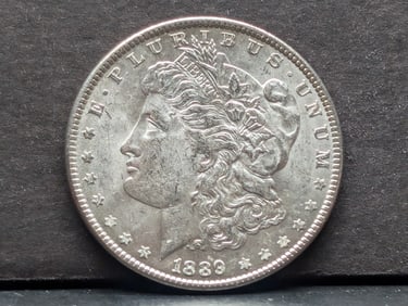 1889 Morgan Silver Dollar  BU