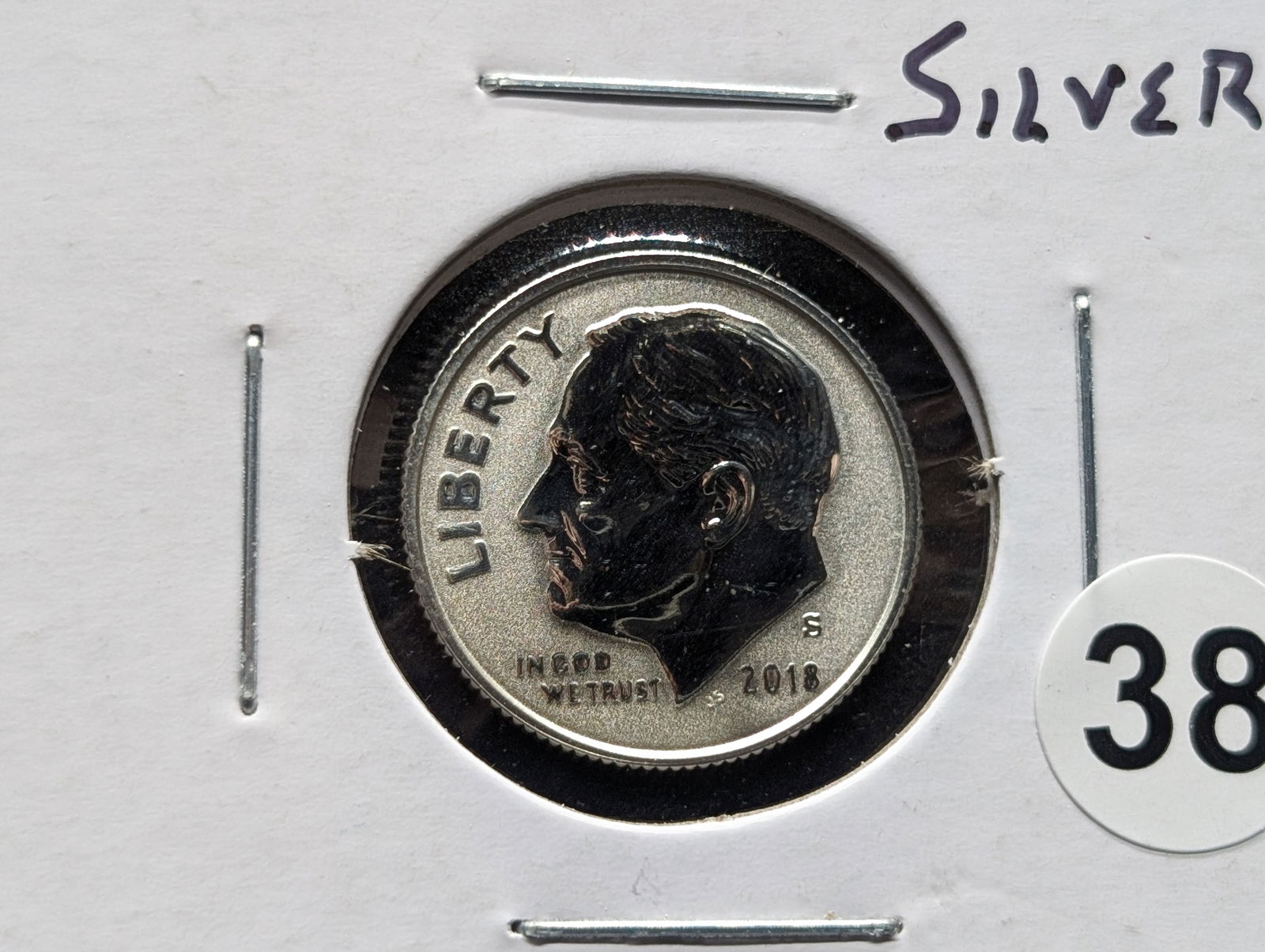 2018-S Silver Reverse Proof Roosevelt Dime (1 of 3)