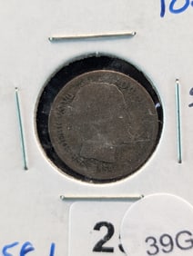 1854 Denmark Silver 4 Skilling