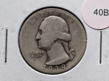 1939 Washington Quarter