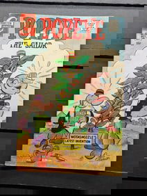 Popeye 1969-15c Comic Book, 56 Years Old, Re-live Your Past