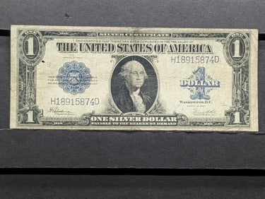 1923 Silver Certificate One Dollar Lg. Horse Blanket