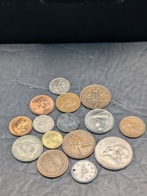 15 Unsearched World/Foreign Coins