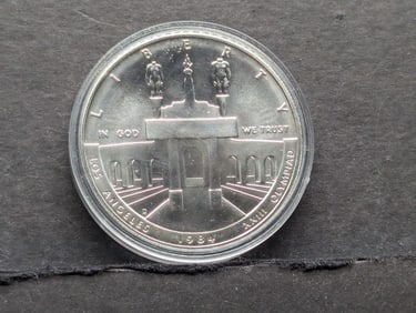 1984-S Uncirculated Olympic 90% Silver Dollar