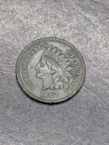 1866 Key Date Indian Head Cent
