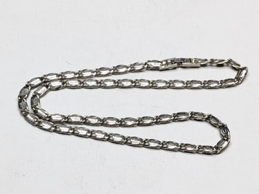 Heavy Sterling Silver Necklace 24.5 Grams