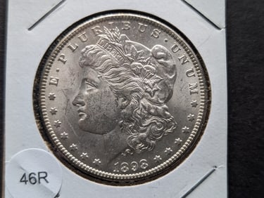 1898-O Morgan Silver Dollar. MS. 90% Silver