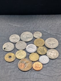 15 Unsearched World/Foreign Coins