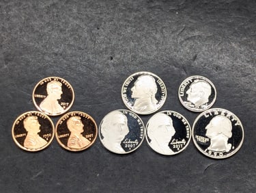 Lot of Various Date US Proof Coins