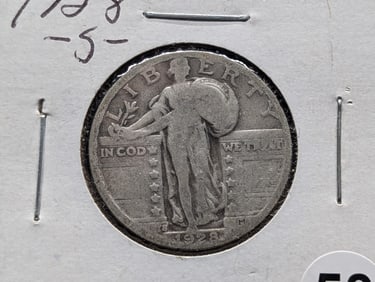 1928 S Standing Liberty Quarter