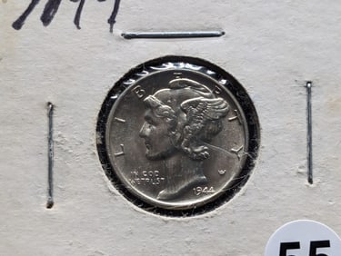 1944 P Mercury Dime VERY NICE COIN