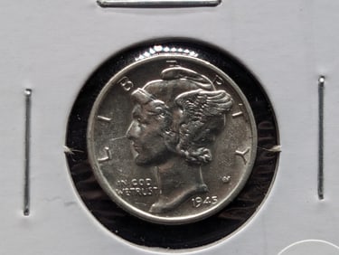 1945 S Mercury Dime NICE COIN