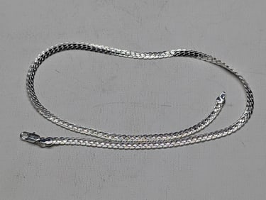 Bright Silver Necklace - 925 Mark