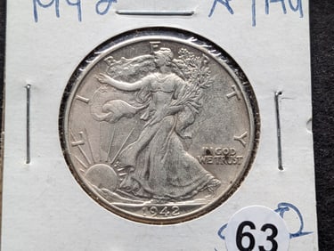1942 P Walking Liberty Half Dollar