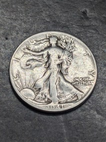1941 Walking Liberty 50c. 90% Silver. WWII Era