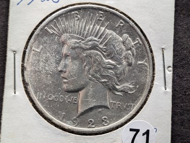 1923 P Silver Peace Dollar