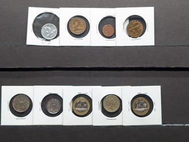9-Carded World Coins