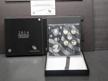 2014-S United States Mint Limited Edition Silver Proof Set OGP