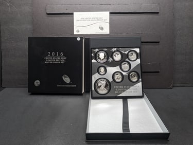 2016-S United States Mint Limited Edition Silver Proof Set OGP