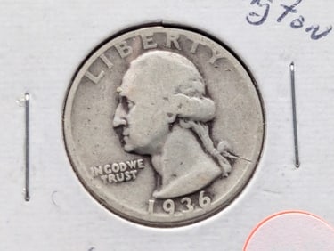 1936 Washington Quarter