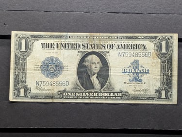 1923 Silver Certificate One Dollar Lg. Horse Blanket