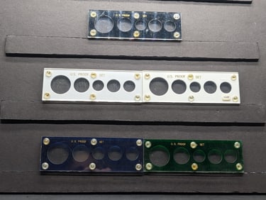 (5) Capital Plastic Coin Holders