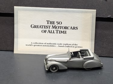 Danbury Mint-Pewter- 1947 Delahaye 135 MS