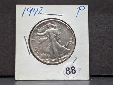 1942 P Walking Liberty Half Dollar
