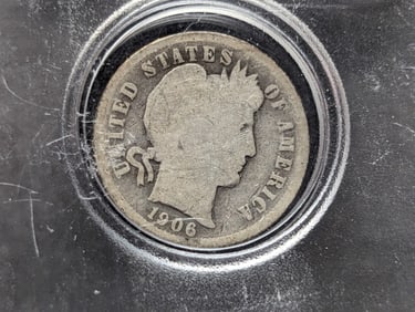 1906 Barber Dime