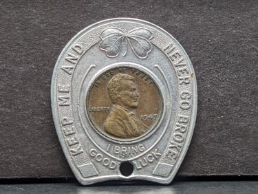 Stagers Glass & Body Shop, Penny Token w/ 1947 Lincoln Wheat Cent