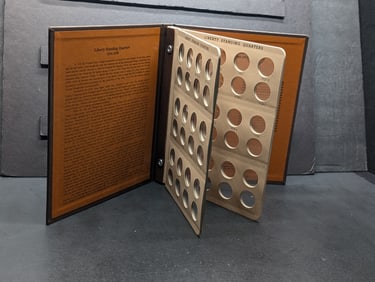 EMPTY Dansco Collection Album- Standing Liberty 25c. 1916-1930