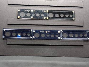 5 Empty Plastic Coin Cases for Proof Sets