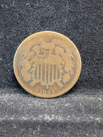 1864 Two Cent Piece