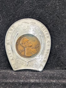 1935 Lincoln Wheat Cent - GOOD LUCK TOKEN
