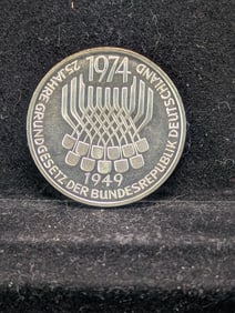 1974-F Germany 5 Silver Marks