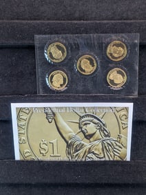 Presidential Dollar Collection in Gem Proof Condition