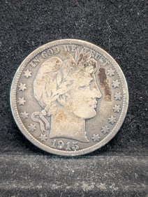 1915-S Barber Silver Half Dollar **FINE**