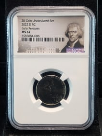 2022-D Jefferson Nickel - NGC MS67 *Early Release*