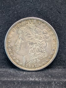 1891-S Morgan Silver Dollar - Nice Strike!