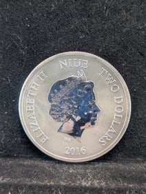 1 Oz. .999 FINE SILVER Year of the Monkey Designed Coin