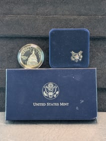 1994-S PROOF U.S. Capitol Commem Silver Dollar in OGP