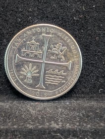 2019-W San Antonio Missions quarter.