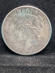 1926 Peace Dollar. Great luster.