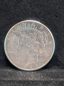 1926-S Peace Dollar. Great luster.