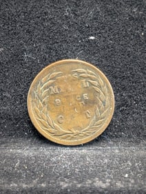 Patriotic Civil War Token. Jackson and Union Must be Preserved. Typical Weak Strike.