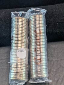 2005 P&D Bison Nickels Shrink Wrapped Roll For Banks